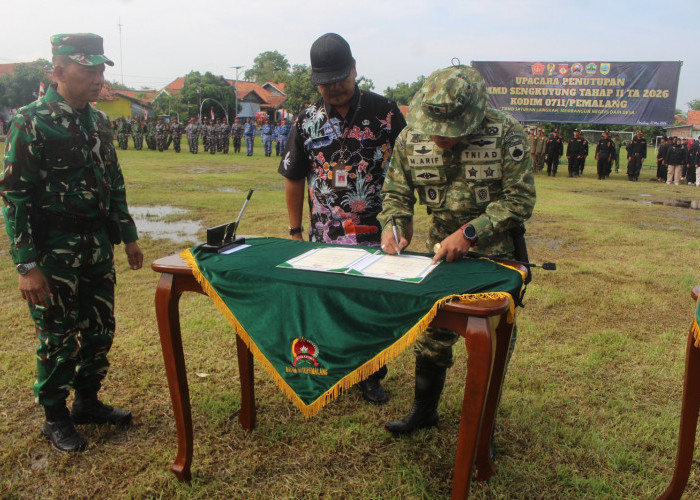 TMMD di Desa Klareyan Pemalang Resmi Ditutup, Pembangunan Talud Sepanjang 778 Meter Tuntas 