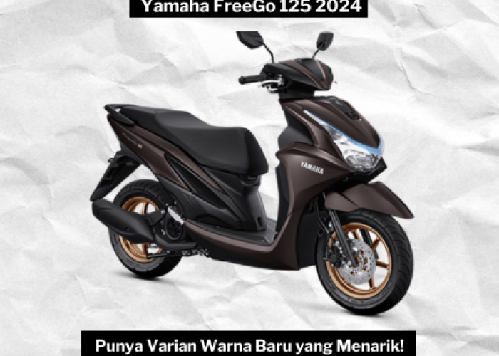 Yamaha FreeGo 125 2024 Punya Varian Warna Baru Matte Black Magma dan Silver untuk Tampilan Gagah dan Sporty