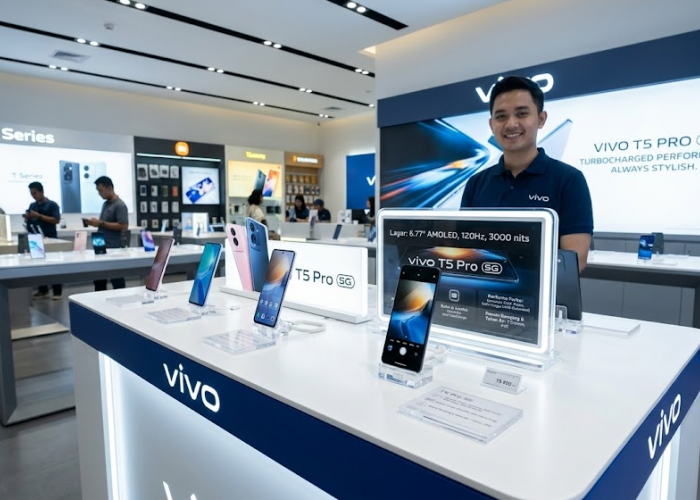 Vivo T5 Pro 5G Resmi Hadir, Smartphone Rp4 Jutaan dengan Kamera Sony 50MP OIS dan Fast Charging 90W