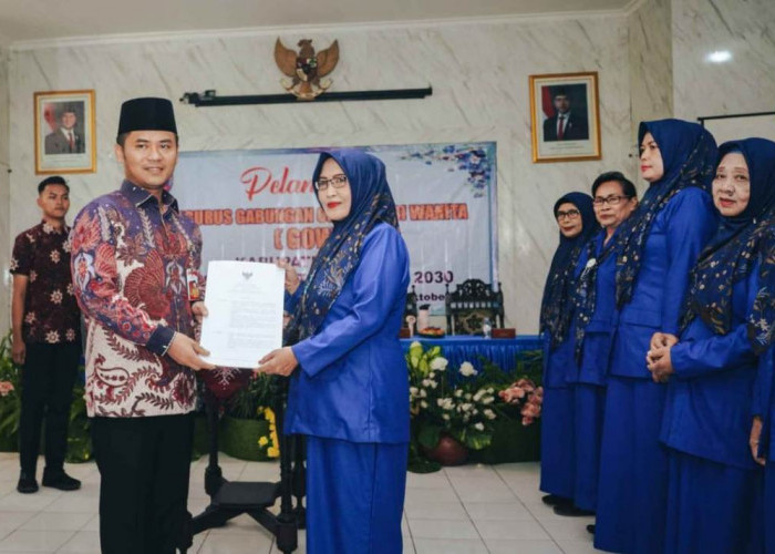 Lantik Pengurus GOW Tegal 2026–2030, Bupati Minta Program Nyata
