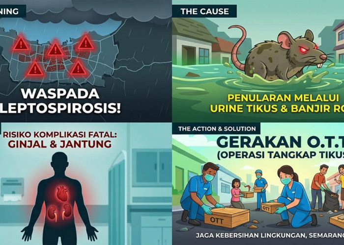 6 Warga Meninggal Akibat Leptospirosis di Semarang, Dinkes Gencarkan OTT Tikus 