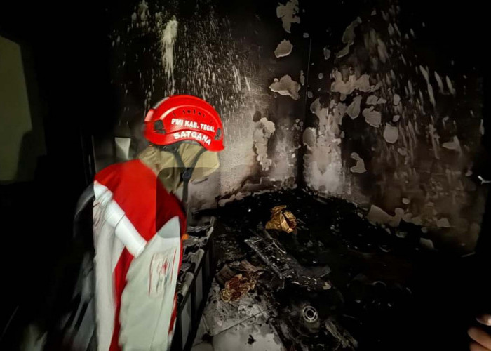 Rumah Warga Sutapranan Tegal Kebakaran, Si Jago Merah Lalap Satu Kamar 