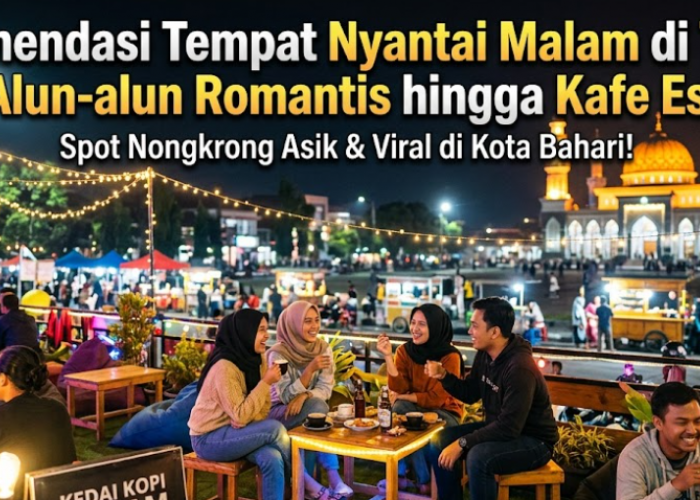 Rekomendasi Tempat Nyantai Malam di Tegal, dari Alun-alun Romantis hingga Kafe Estetik