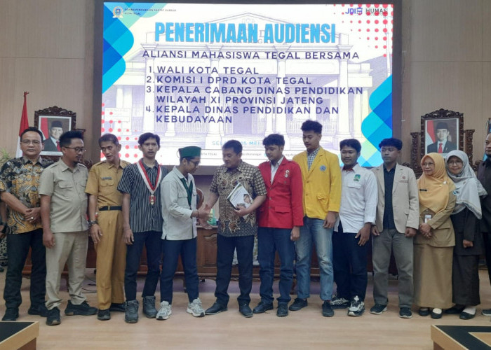 Soroti Persoalan Pendidikan, Mahasiswa di Tegal Datangi Gedung DPRD