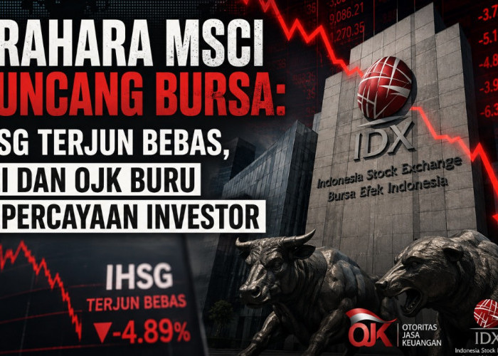 Prahara MSCI Guncang Bursa: IHSG Terjun Bebas, BEI dan OJK Buru Kepercayaan Investor