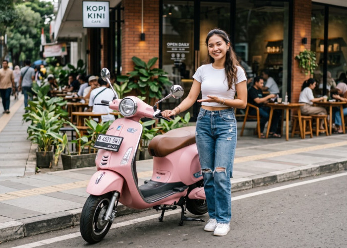 5 Motor Listrik Cina Gaya Vespa Cocok untuk Cewek dan Anak Muda: Ringan, Aesthetic, & Modis!