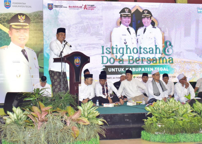 Satu Tahun Kepemimpinan Ischak–Kholid, Pemkab Tegal Gelar Istighotsah dan Refleksi