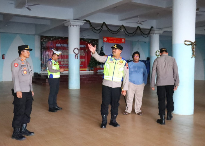 Jelang Perayaan Natal, Polres Brebes Petakan Titik Pengamanan Gereja