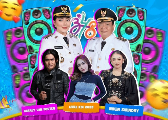 Besok, Artis Charly Van Houten dan Niken Salindry di Brebes Ramaikan Acara Hari Jadi 