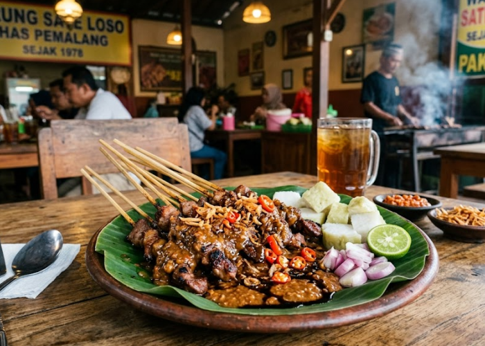 3 Tempat Makan Sate Loso khas Pemalang yang Legendaris dan Enak