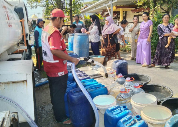 Krisis Air Bersih, Ini Daftar Desa Kekeringan di Tegal yang Dipasok PMI