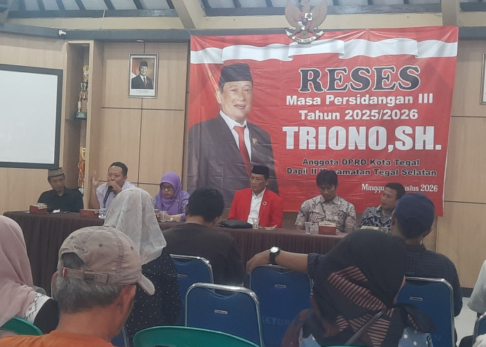 Gelar Reses, Anggota DPRD Kota Tegal Soroti Pembuatan Lapangan Sepak Bola dan Jalan Rusak