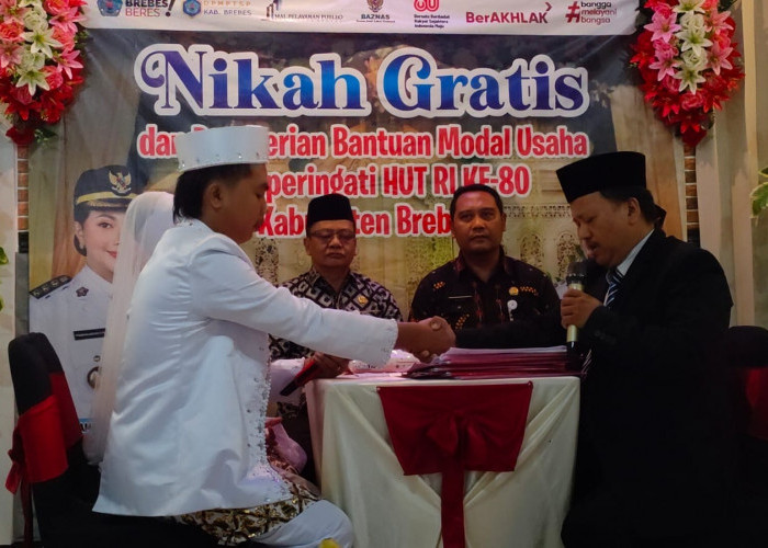 7 Pasangan Pengantin Ikut Nikah Gratis di MPP Brebes
