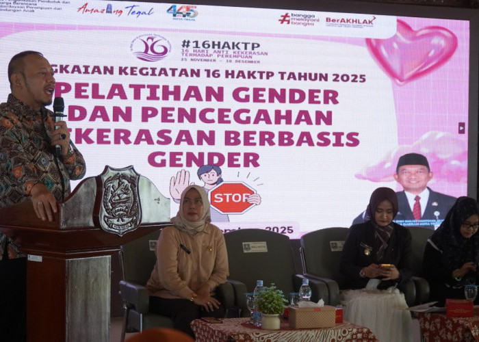 Buka Pelatihan Pencegahan Kekerasan, Wali Kota Tegal Dedy Yon Tekankan Hal Ini