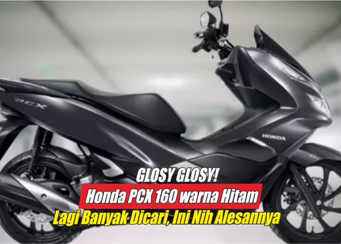 Honda PCX 160 2024 Warna Hitam Bikin Geger Lagi Ramai Direbutkan Banyak Orang, Ini Nih Alasannya