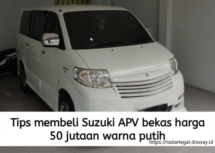 4 Tips Membeli Suzuki APV Bekas Harga 50 Jutaan Warna Putih, Nomor 3 Sering Terlupakan