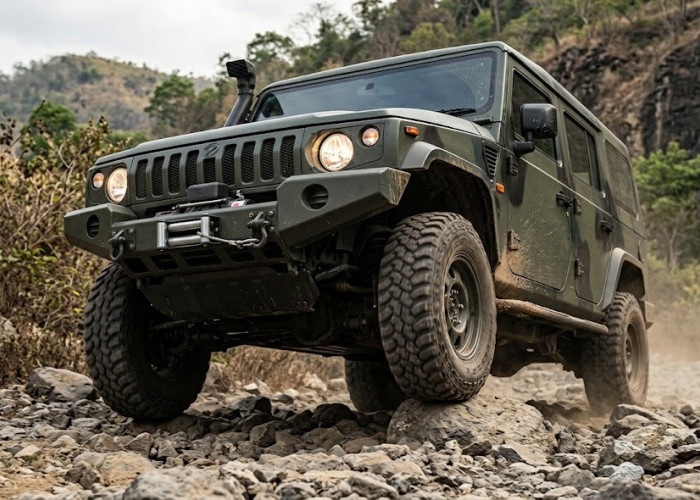 Review Ground Clearance Mobil Pindad Maung, Tangguh Lewati Batu dan Lubang?