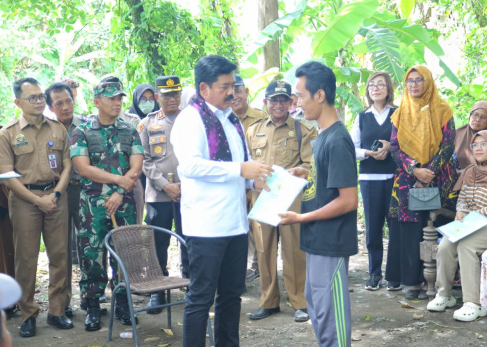 43.000 Bidang Tanah di Kabupaten Tegal Berhasil Disertipikatkan, Menteri ATR BPN Turun Langsung 