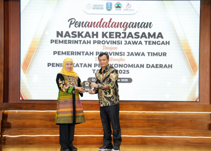 Pemprov Jateng dan Jatim Tanda Tangani 10 Nota Kesepahaman, Bentuk Collaborative Government  