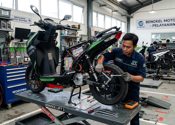 Daftar Jadwal Service Motor Listrik Selama 1 Tahun dan Komponen yang Harus Dirawat