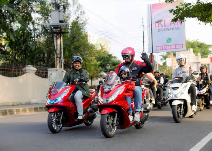 Bonding Seru Ayah dan Anak, Astra Motor Jateng Gelar NGASAB Bareng Honda PCX 160 di Solo