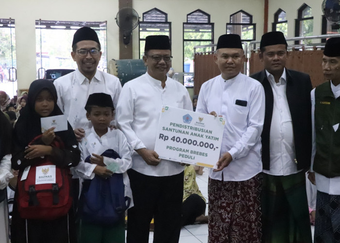 Pemkab Brebes Salurkan Bantuan ke Anak Yatim di Tahun Baru Islam
