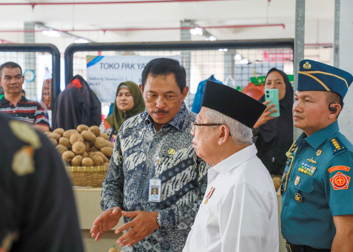 Dampingi Wapres Ma'ruf Amin, Pj Gubernur Jateng Temukan Hal Ini di Pasar Johar Semarang