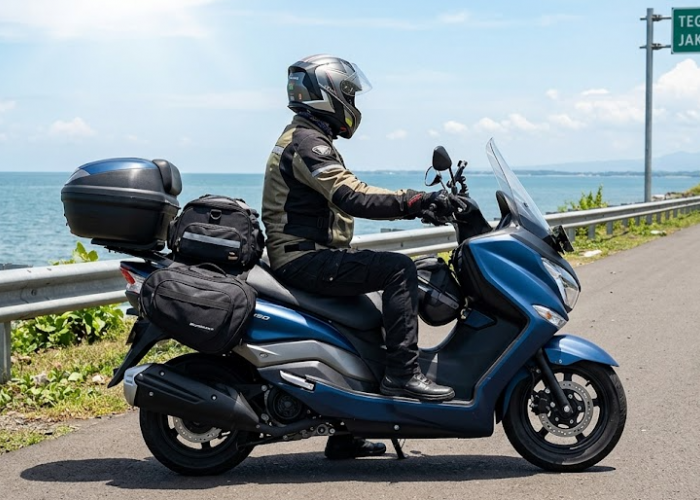 Bongkar Performa Mesin Suzuki Burgman 150, Touring Jakarta–Tegal Nyaman Nggak?