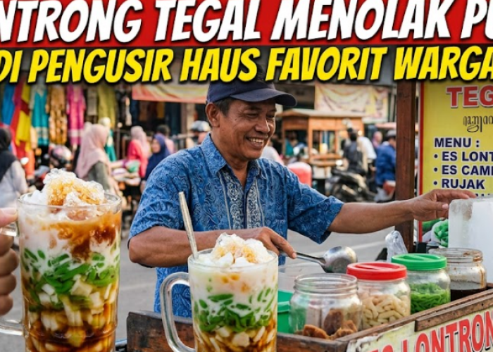 Es Lontrong Tegal Menolak Punah! Kini Jadi Pengusir Haus Favorit Warga Lokal