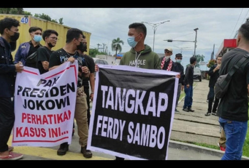 Penetapan Tersangka Bharada E Belum Cukup, Aliansi Pemuda dan Mahasiswa Tuntut Ferdy Sambo  