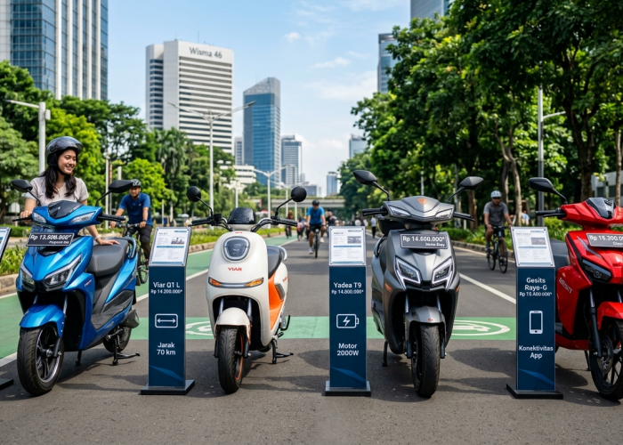 Daftar Motor Listrik Murah 2026 Paling Mengguncang Pasar Otomotif Indonesia