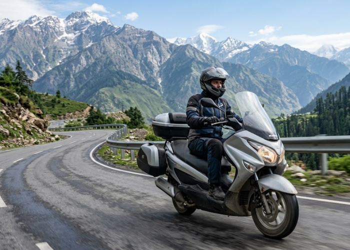 Performa Suzuki Burgman 150 saat Menanjak ke Guci Tegal, Kuat atau Kewalahan? Ini Ulasan Lengkapnya