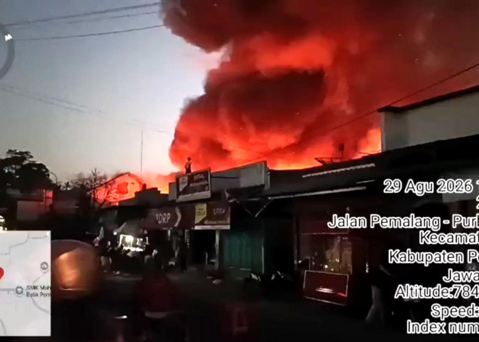 Kronologi Kebakaran Pasar Belik Pemalang, Api Baru Padam Selepas 4 Jam