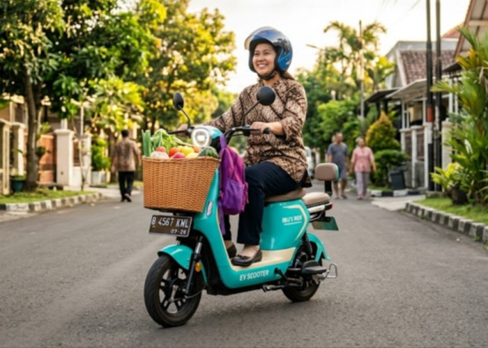 Daftar Sepeda Listrik Nyaman untuk Ibu Rumah Tangga, Ringan Dipakai ke Pasar dan Keliling Komplek