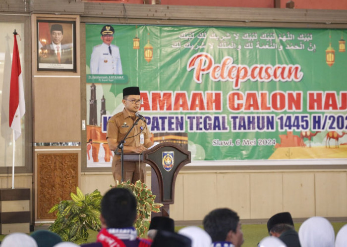 1.257 Jemaah Calon Haji Kabupaten Tegal Dilepas Sekda Amir, Haji Tertua Berusia 91 Tahun  
