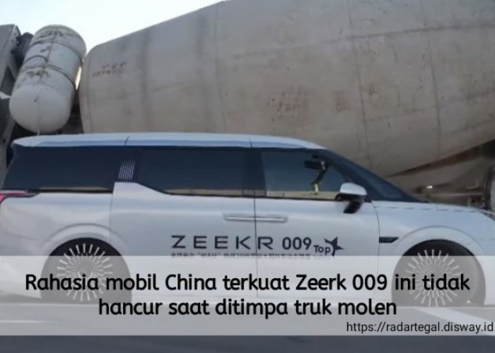 Rahasia Mobil China Terkuat Zeekr 009 Ini Tidak Hancur Ditimpa Truk Molen, Alphard Wajib Tiru Teknologi Ini