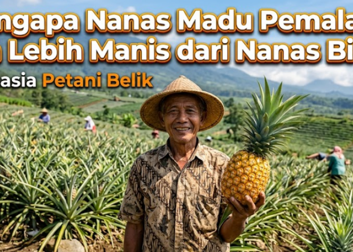 Mengapa Nanas Madu Pemalang Jauh Lebih Manis dari Nanas Biasa? Ini Rahasia Petani Belik