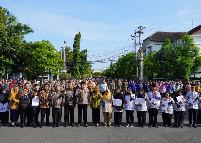 Jelang Akhir Tahun, 12 ASN di Tegal Pensiun, Ini Daftarnya