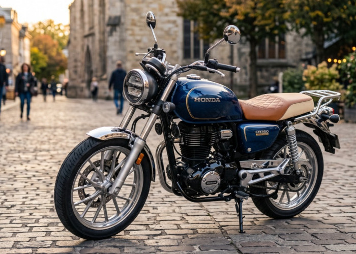 Honda CB350 Special Edition Bikin Pecinta Retro Kepikat Total, Punya Performa Mesin 348cc dengan Dentuman Khas