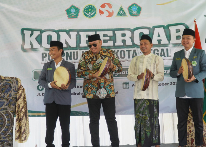 Dedy Yon Supriyono Buka Konfercab IPNU-IPPNU Tegal, Minta Pengurus Mandiri