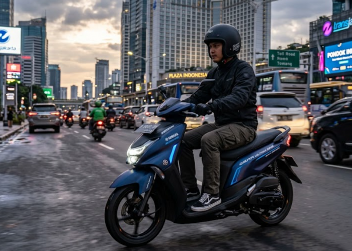 Fitur Canggih Yamaha Gear Ultima 2026, Skutik Hybrid Paling Tangguh dan Irit buat Harian