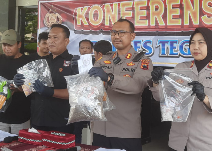 10 Kasus Narkoba di Tegal Diungkap, Polisi Amankan 12 Tersangka dan Sita 1 Kg Tembakau Gorila