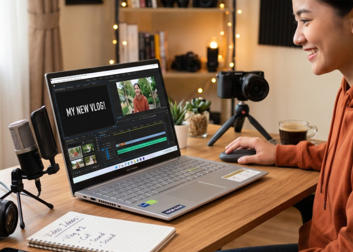 Bikin Editing Lancar Jaya! Ini 4 Laptop RAM 16GB Terjangkau Cocok Buat Content Creator Pemula