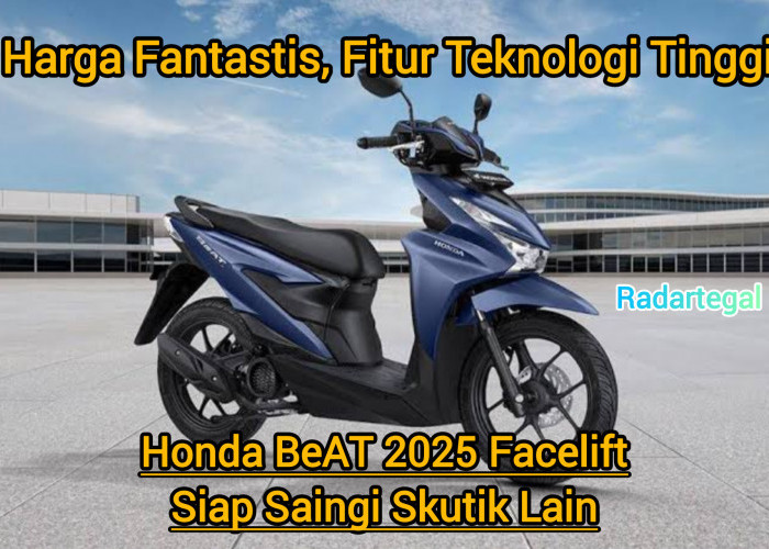 Dihargai Fantastis, Fitur Teknologi Tinggi Honda BeAT 2025 Facelift Siap Saingi Skutik Lainnya