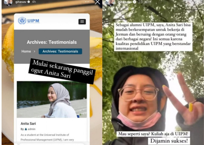 Fotonya Dicatut UIPM, Gitasav: Mulai Sekarang Panggil Ogut Anita Sari 