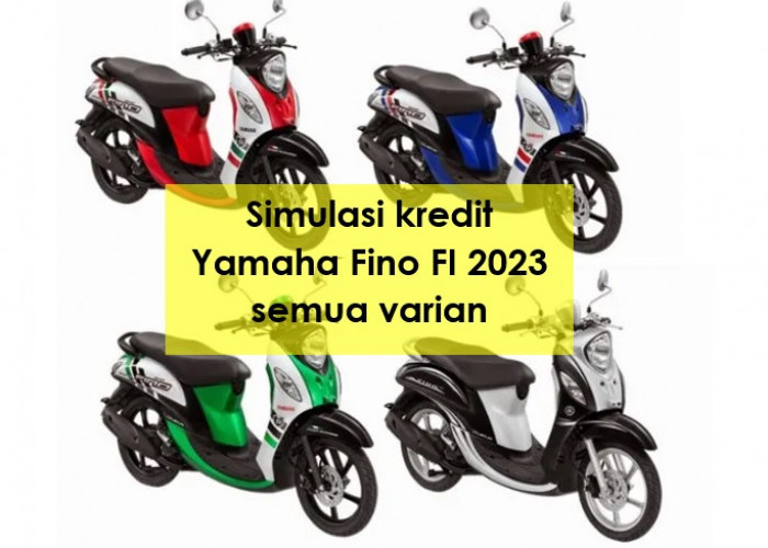 Simulasi Kredit Yamaha Fino Sporty FI 2023 Semua Varian, Cicil Mulai dari Rp300 Ribuan Perbulan