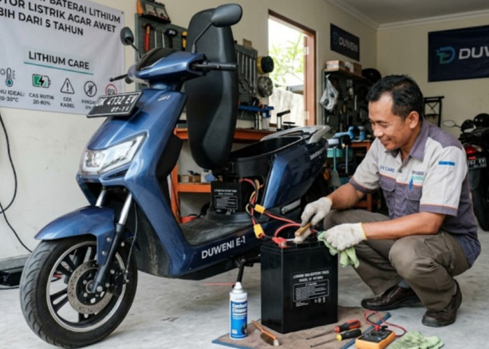 8 Tips Jitu Merawat Baterai Lithium Motor Listrik Agar Awet Lebih dari 5 Tahun
