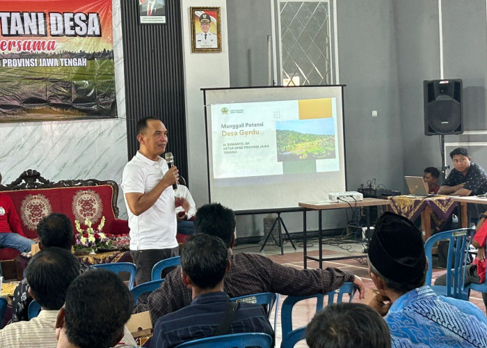 Soroti Kerusakan Lingkungan yang Semakin Nyata, Ketua DPRD Jateng Sumanto Ajak Hijaukan Daerah Hulu Sungai