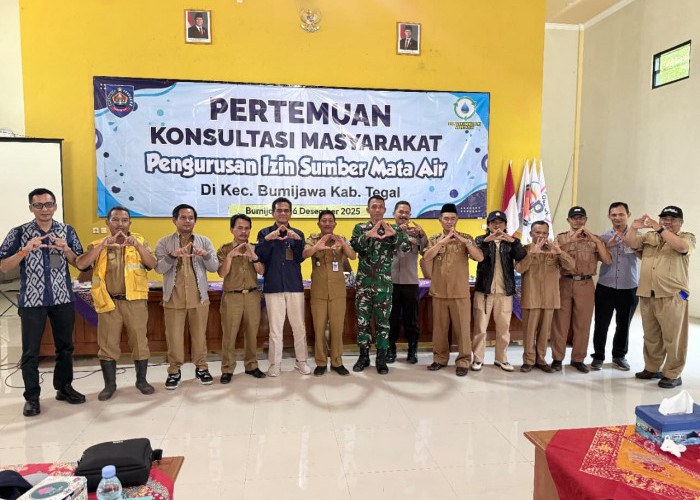 Urus Perizinan Sumber Mata Air di Kabupaten Tegal, Konsultasi Masyarakat Wajib Dilakukan   