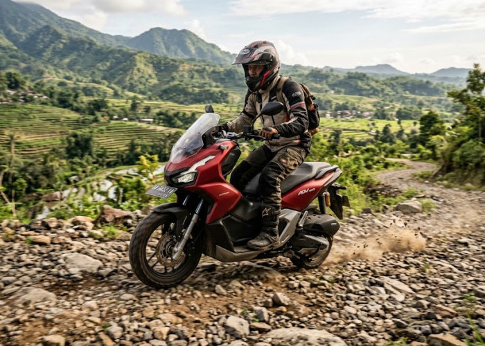 Review Honda ADV 160 di Jalan Berbatuan, Seberapa Nyaman Suspensinya?